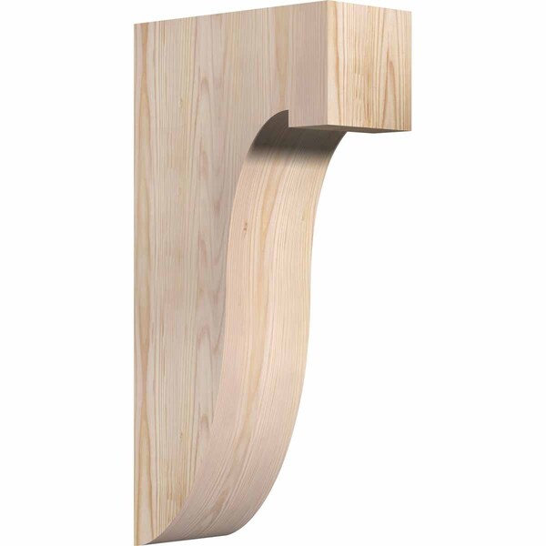 Ekena Millwork Del Monte Smooth Corbel, Douglas Fir, 5 1/2"W x 12"D x 24"H COR06X12X24DEL00SDF - main